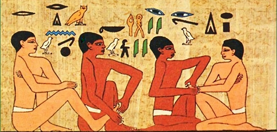 Histoire réflexologie tombeau d'Ankhamahor Égypte ancienne