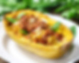 New Year, Same Resolutions: Spaghetti Squash with Meat Sauce