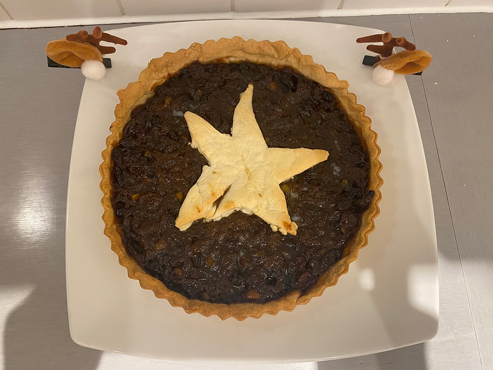 Mince pie tart image