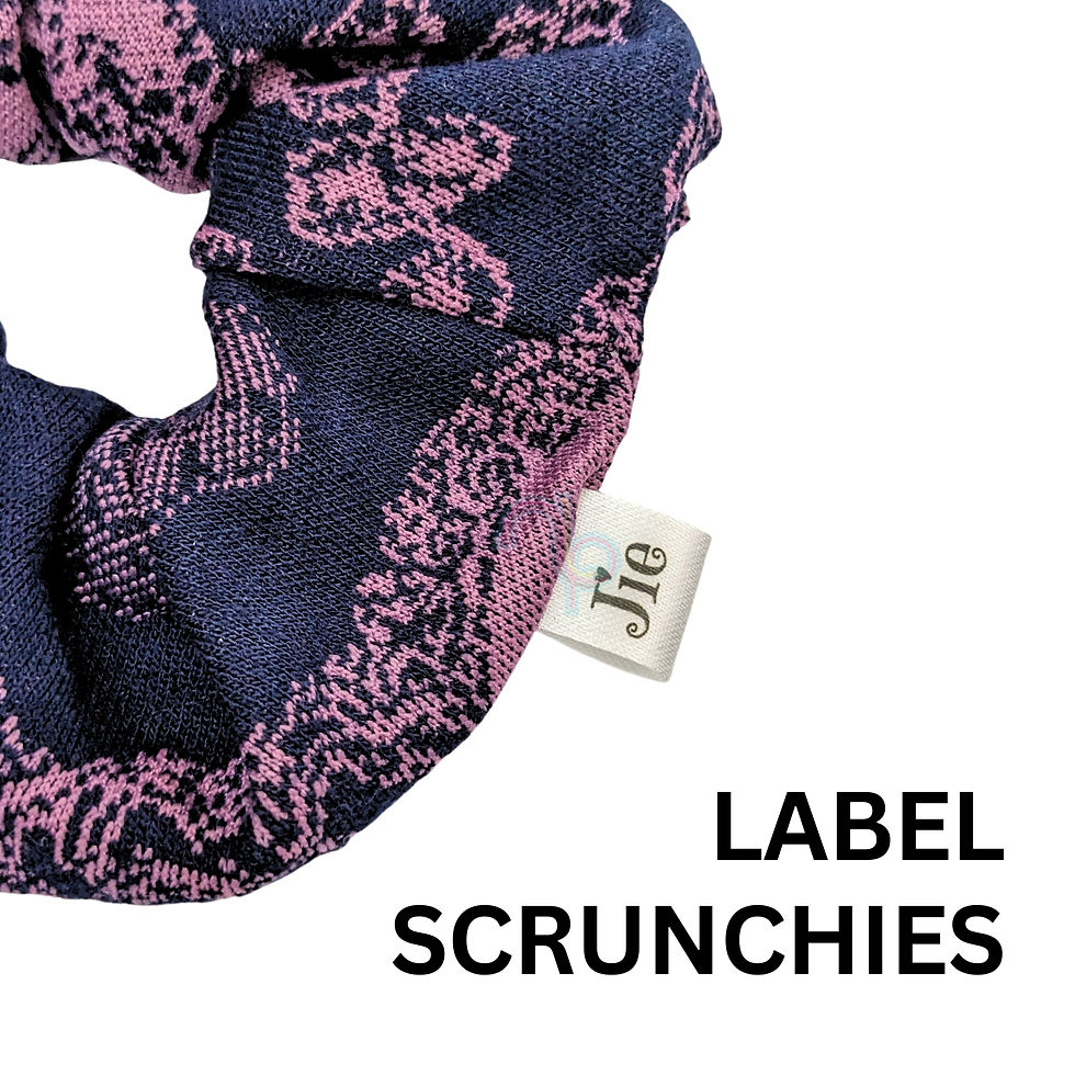 Thumbnail: LABEL SCRUNCHIES SUPERMINI