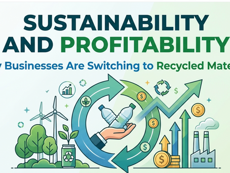 Sustainability and Profitability: Why Businesses Are Switching to Recycled Materials