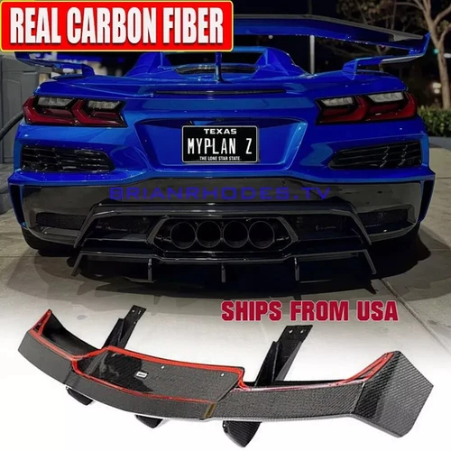 FX1 C8 Z06 Rear Carbon Fiber Diffuser | video-photography