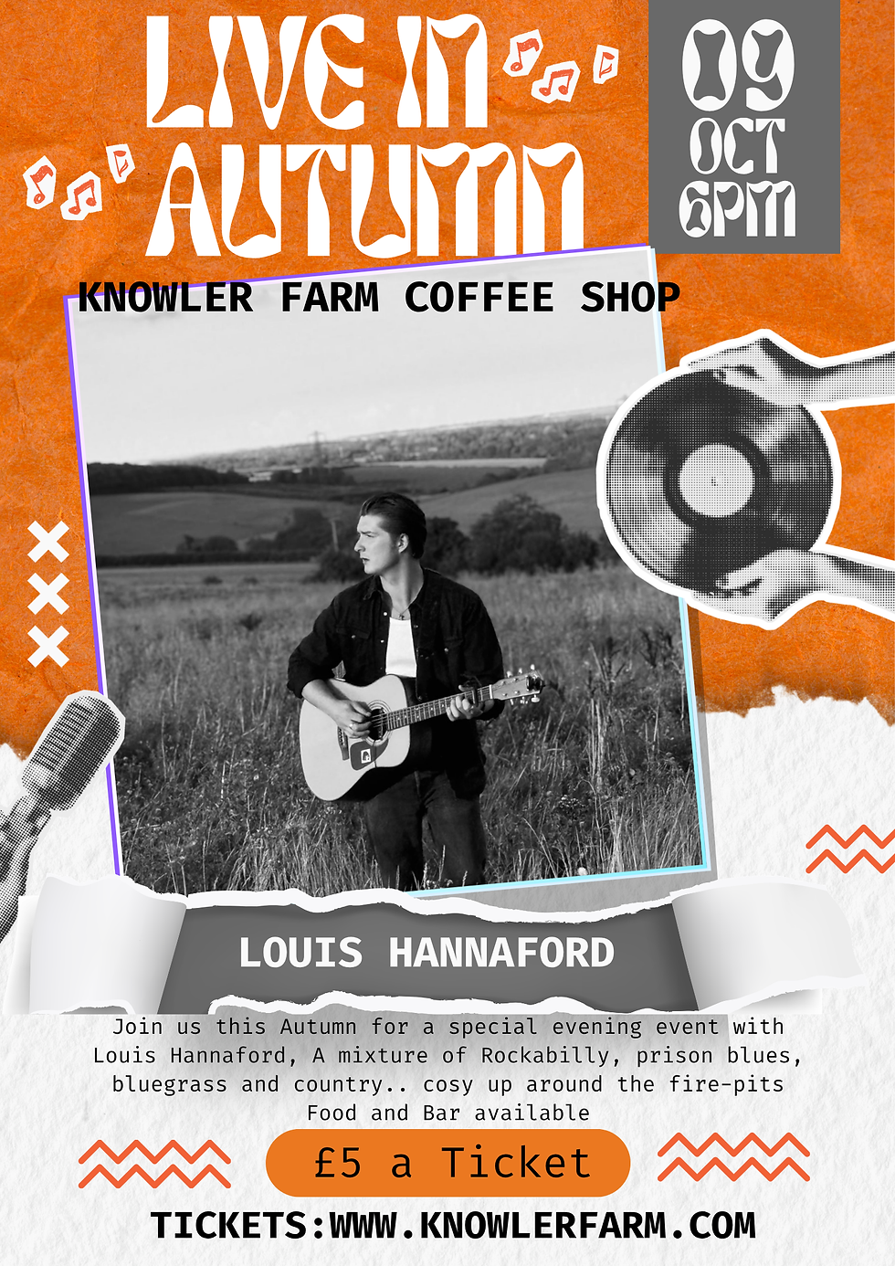 Autumn Live Music Night with Louis Hannaford