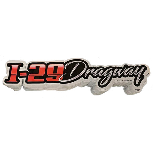 Project 29 Racing Logo I-29 Dragway Sticker - Wide | I-29 Speedway