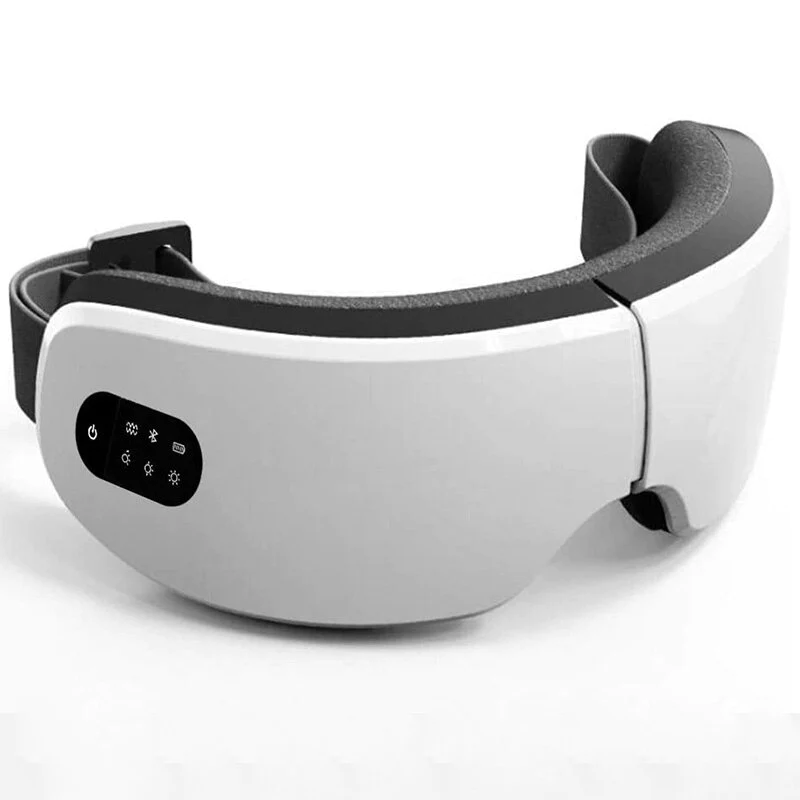 4D Electric Smart Eye Massager Bluetooth Vibration Heated Massage for Tired Eyes