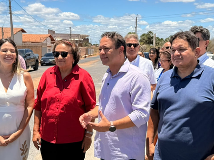 Presidente da Câmara acompanha agenda da governadora Fátima Bezerra em Assú