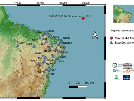 Abalos próximos à costa do RN não trazem risco de tsunami, diz especialista
