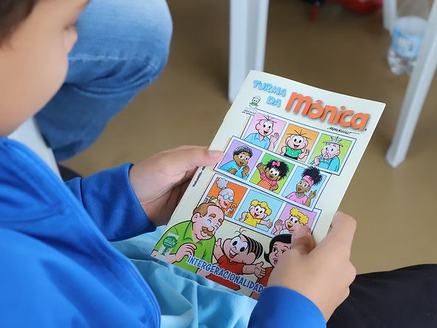 Novo gibi da turma da Mônica aborda diálogo intergeracional contra o Etarismo.