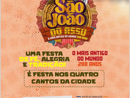 Luan Santana, Bell Marques, Leo Santana, Xand, Matheus e Kauan, Felipe Amorim, Nattan e Leonardo são atrações confirmadas do São João do Assú 2024