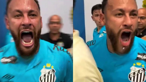 Neymar pode ser punido após confusão em jogo do Santos contra o Remo