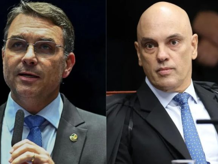 Flavio Bolsonaro apresenta pedido de impeachment de Moraes ao Senado