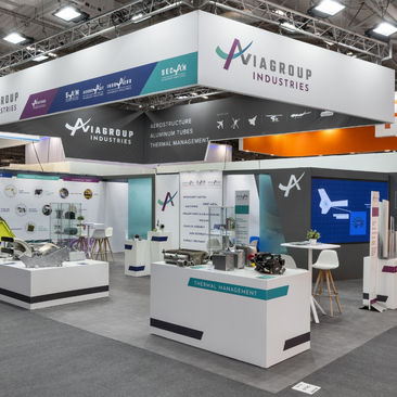 Stand pour salon de l'aviation 