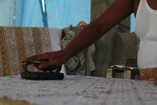 How to Make Batik Cap kombinasi