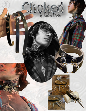Choked: an experimentation with leather chokers
