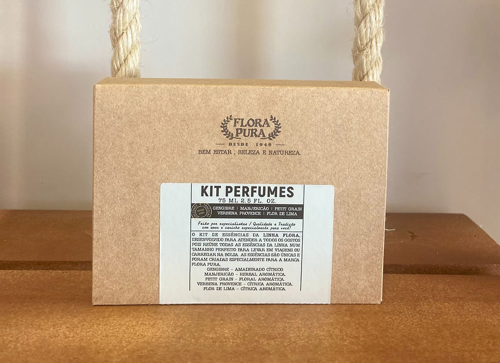KIT PERFUME DE BOLSA LINHA FLORA- 75ML