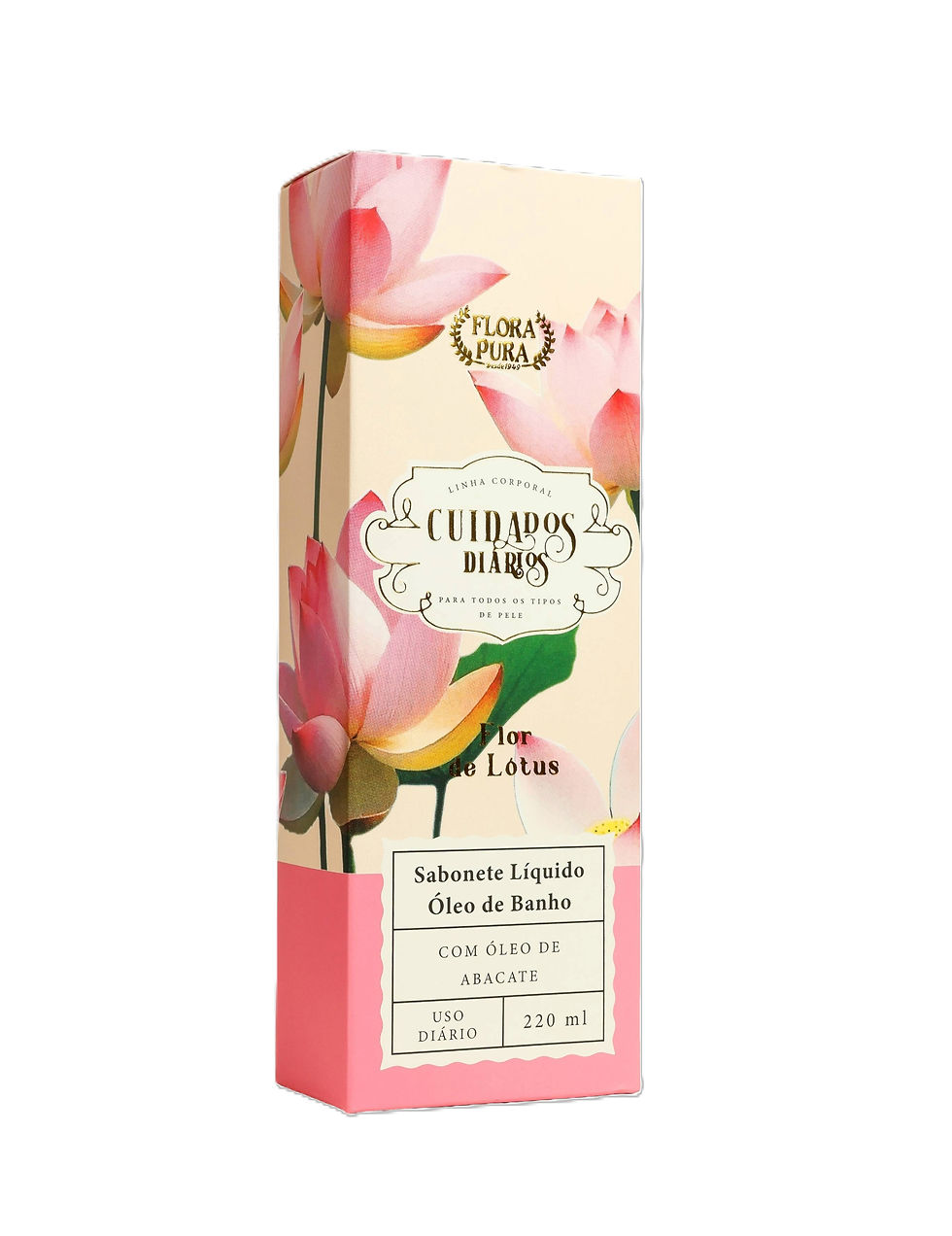 Miniatura: Sabonete Líquido Óleo de Banho Flor de Lótus Flora Pura 220ml