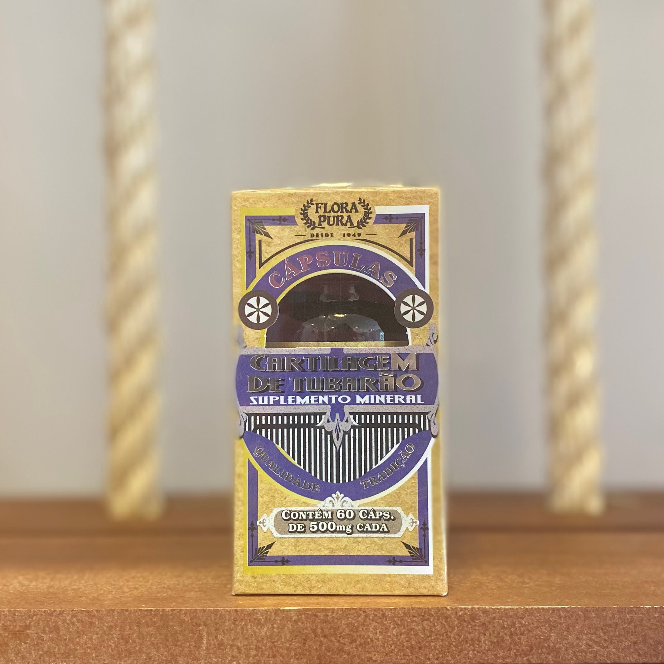 Cartilagem de Tubarão Caps 500mg