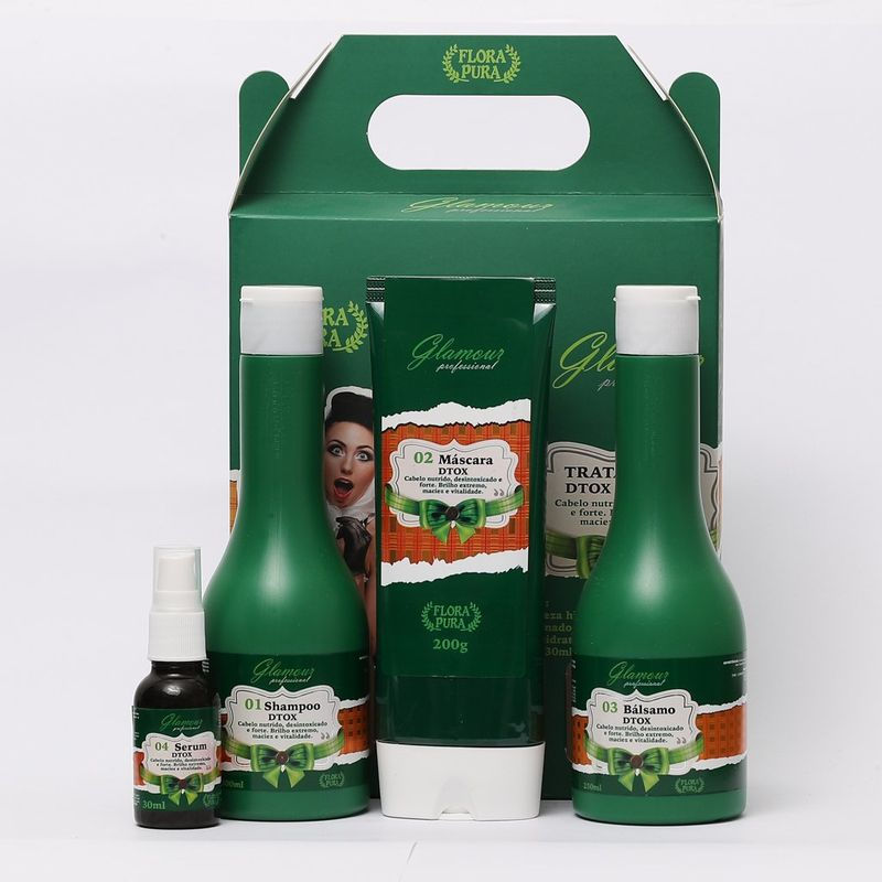 Miniatura: KIT CAPILAR GLAMOUR PROFISSIONAL - DTOX EM CASA 780ML