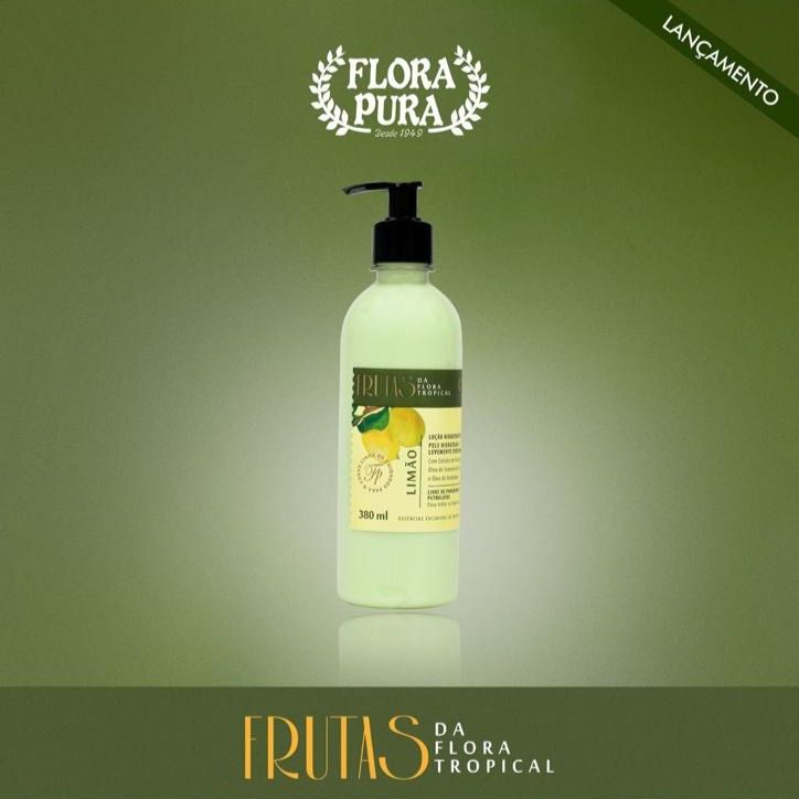 Miniatura: LOÇÃO HIDRATANTE FRUTAL 380ML - LIMÃO - FLORA PURA