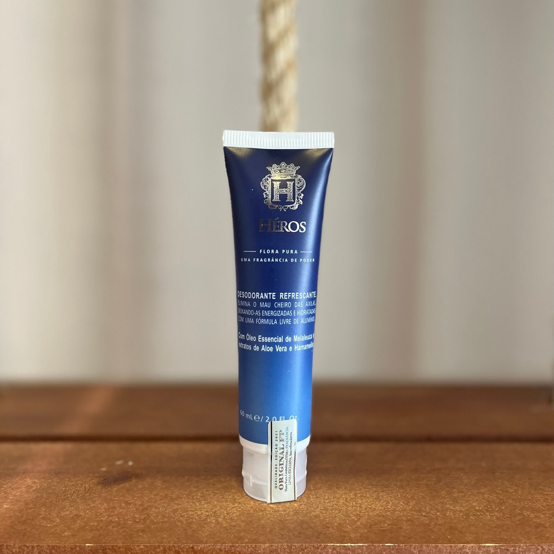 DESODORANTE CORPORAL HEROS - 100G- FLORA PURA