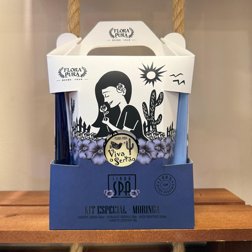 KIT ESPECIAL DE MORINGA LINHA SPA -FLORA PURA | Flora Pura Br