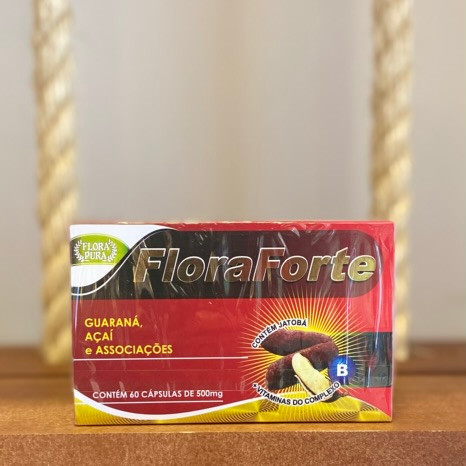FLORA FORTE 500MG 60 CAPS P | Flora Pura Br