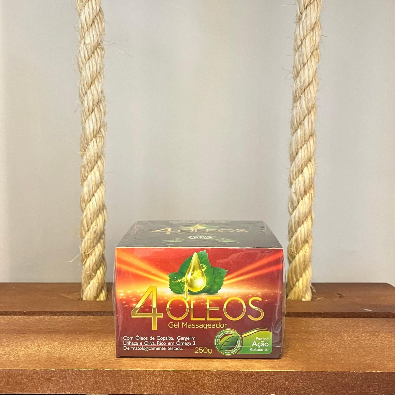 GEL DE MASSAGEM 4 OLEOS 250G