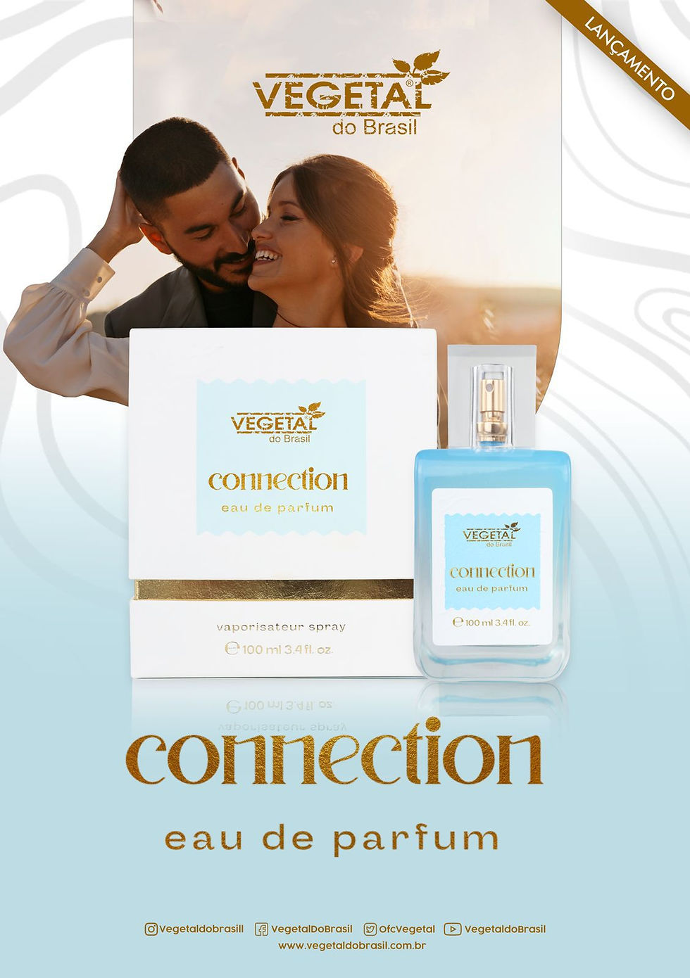 Miniatura: EAU DE PARFUM CONNECTION UNISSEX 100ML VEGETAL DO BRASIL