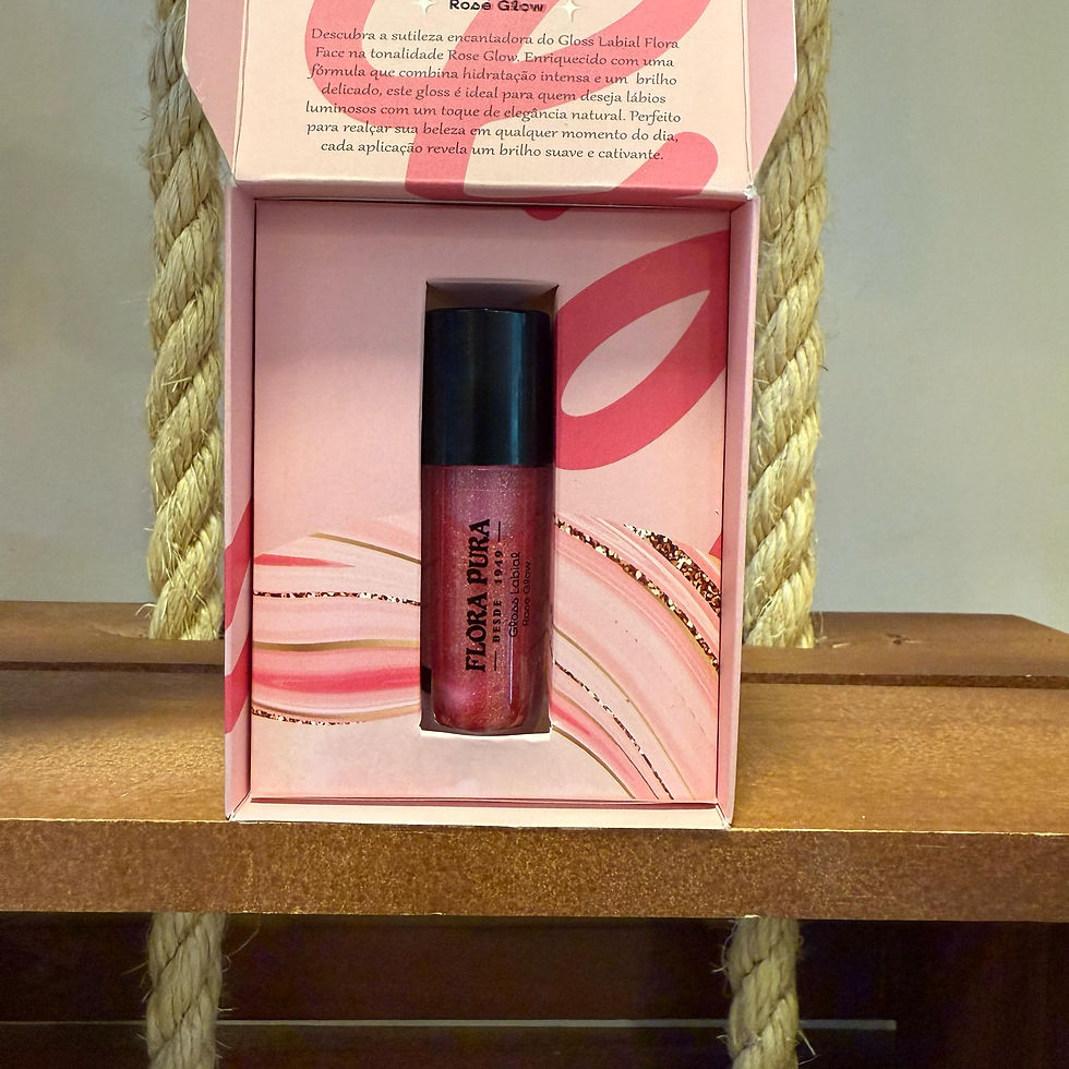 Miniatura: GLOSS BRILHO LABIAL ROSE GLOW - 5ML - FLORA PURA