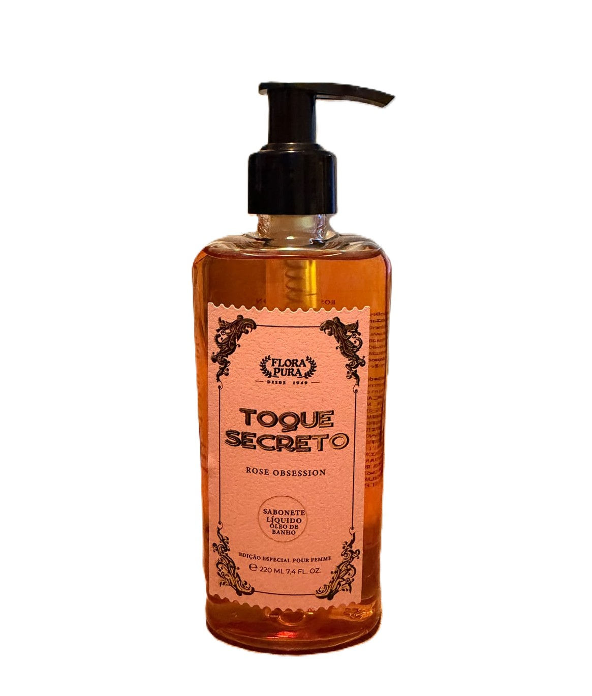 SABONETE LIQUIDO OLEO DE BANHO TOQUE SECRETO ROSE OBSESSION 220ML FP