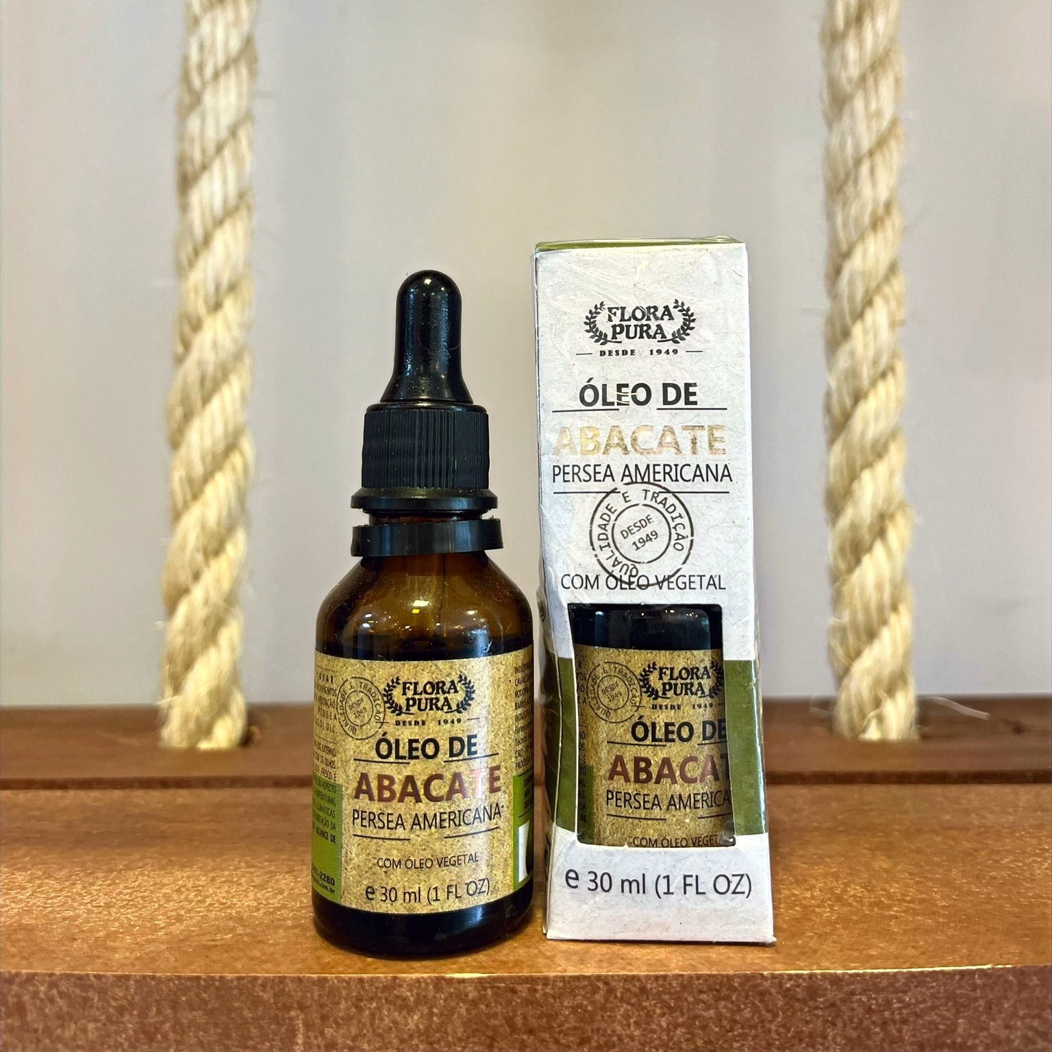 ÓLEO VEGETAL DE ABACATE 30ML