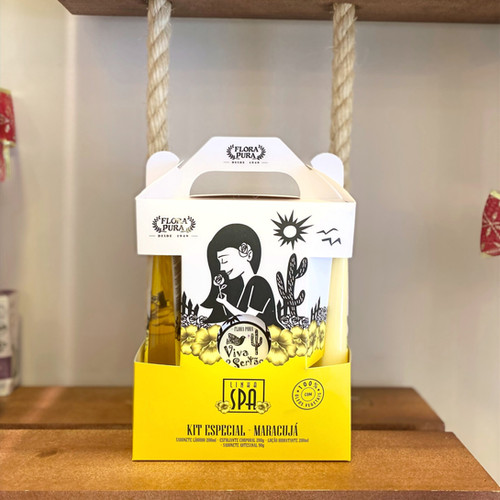 KIT ESPECIAL DE MARACUJA LINHA SPA VIVA O SERTAO FLORA PURA