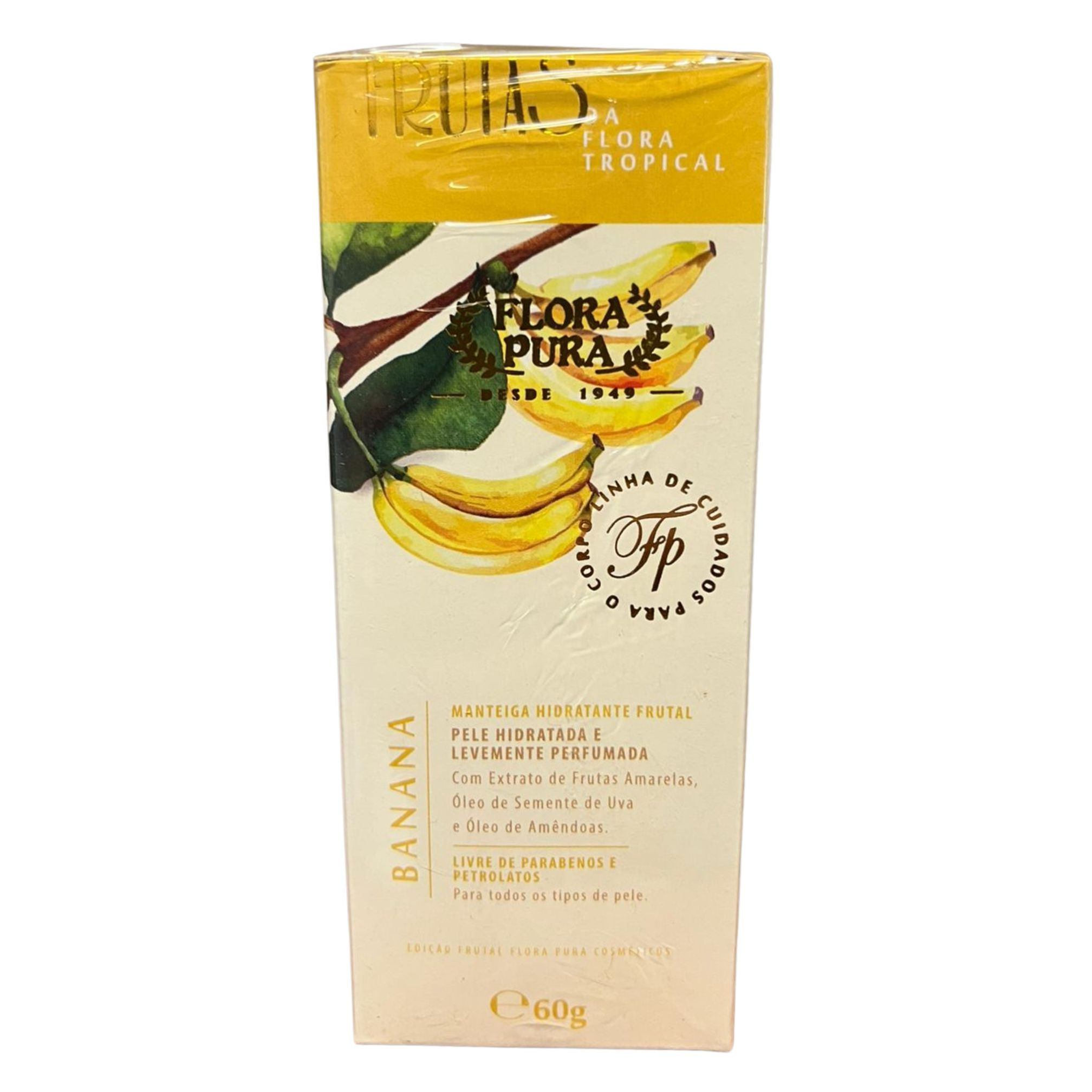 MANTEIGA HIDRATANTE FRUTAL FLORA PURA 60G – HIDRATA E PERFUMA A PELE