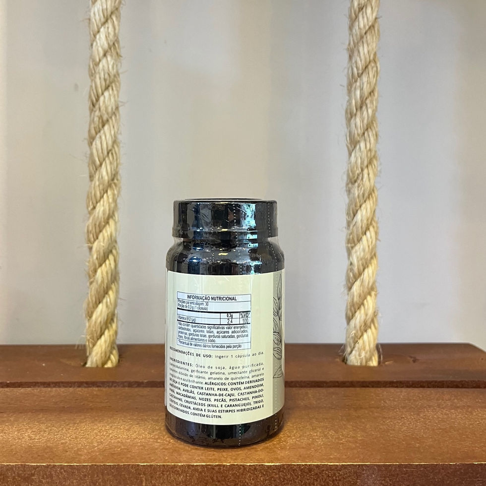 Miniatura: VITAMINA B12 300MG CAPS FLORA PURA