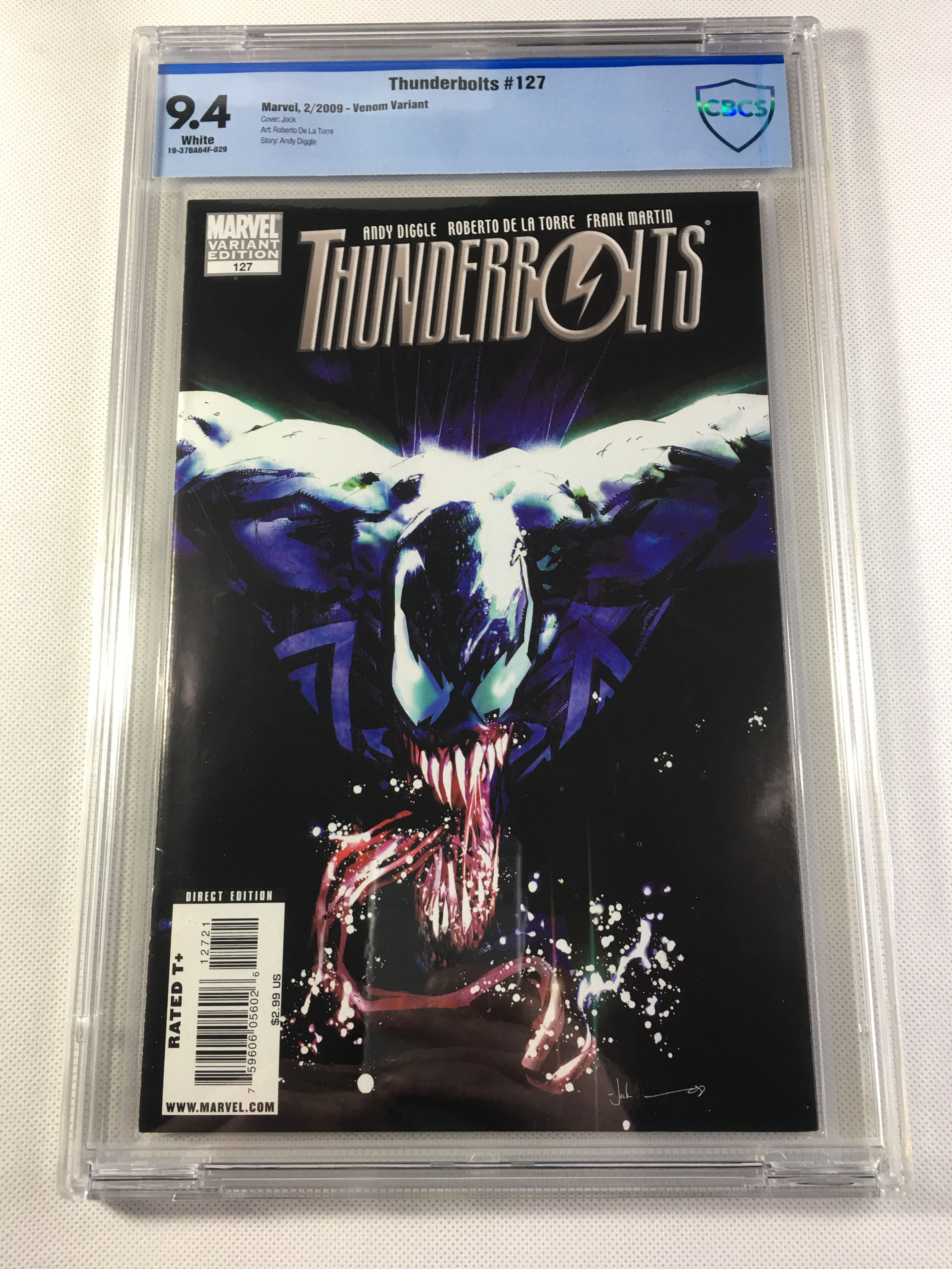 Thunderbolts 127 Venom Variant CBCS 9.4