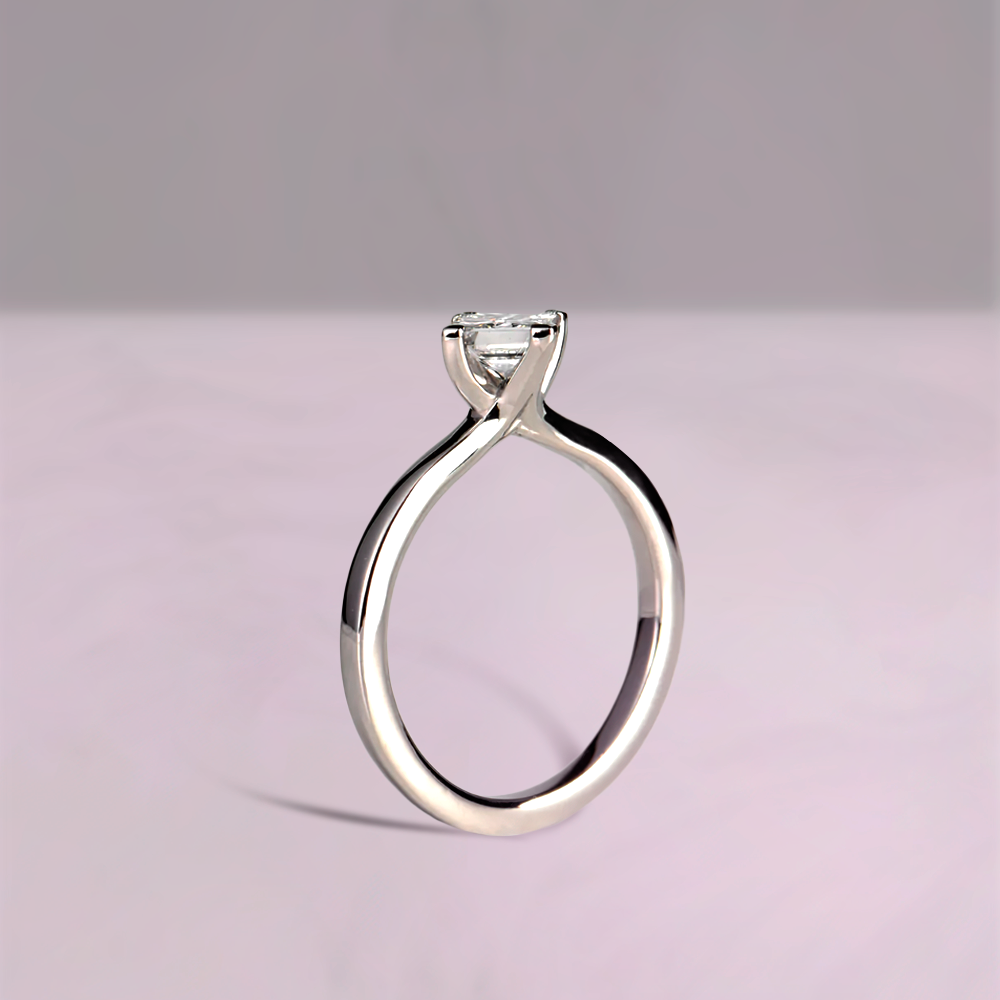 Anillo de compromiso princesa