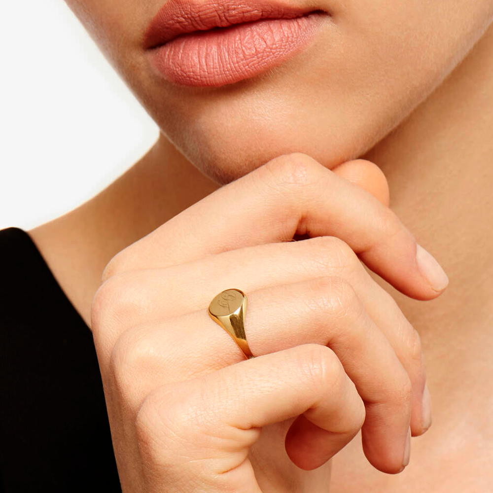 Anillo sello personalizado