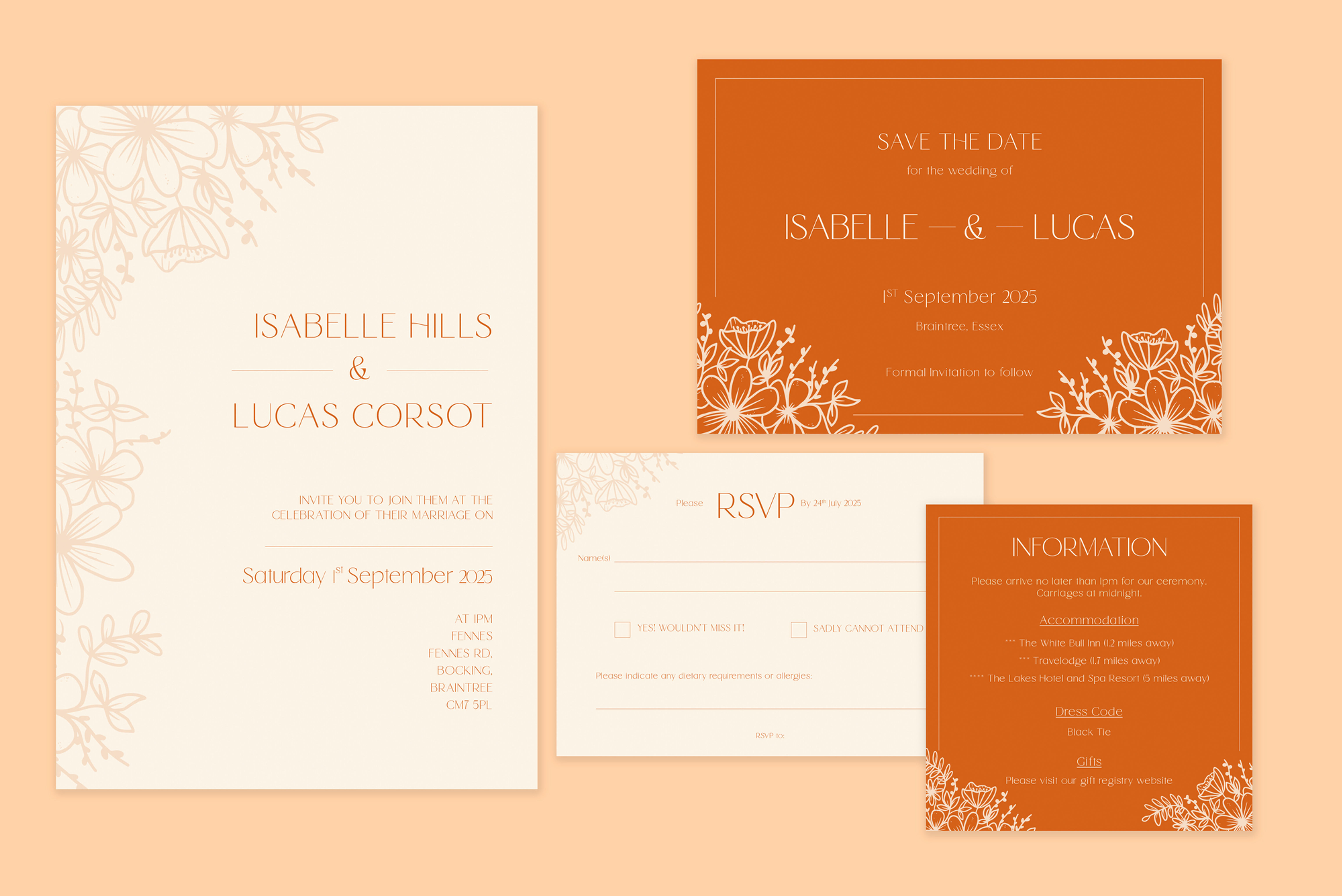 Autumn Leaves Collection for Day Guests
