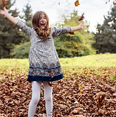 Jumping in the Leaves