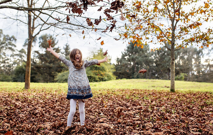 Child Playing Outdoors