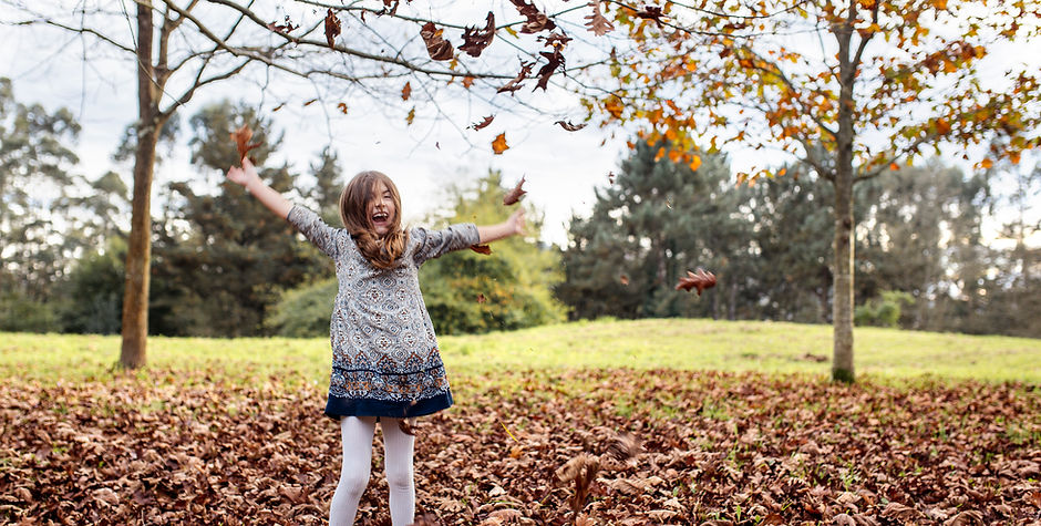 Jumping in the Leaves