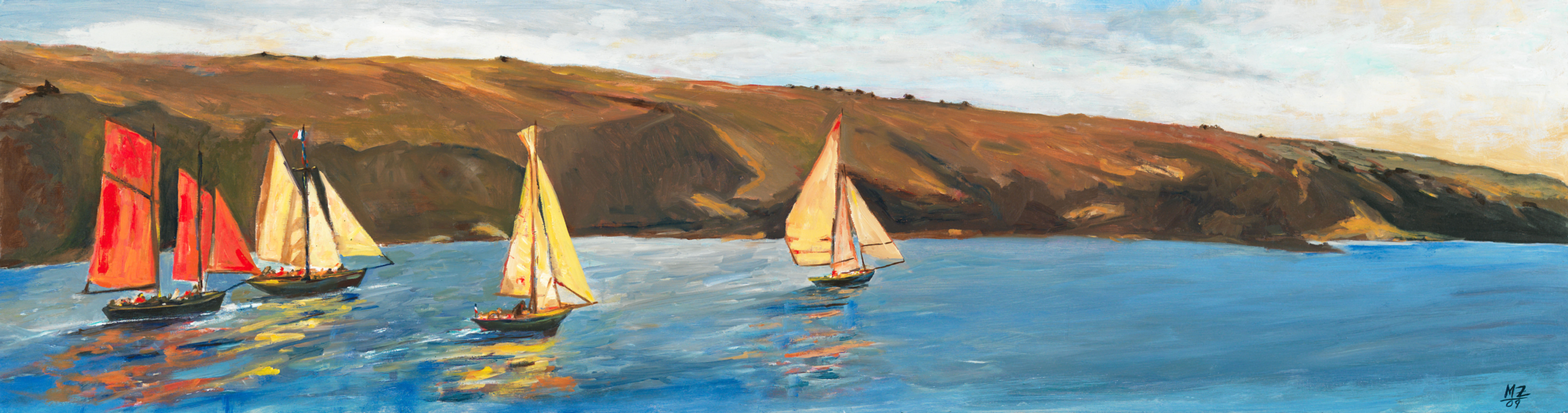 Old Sailboats from Bretagne, France