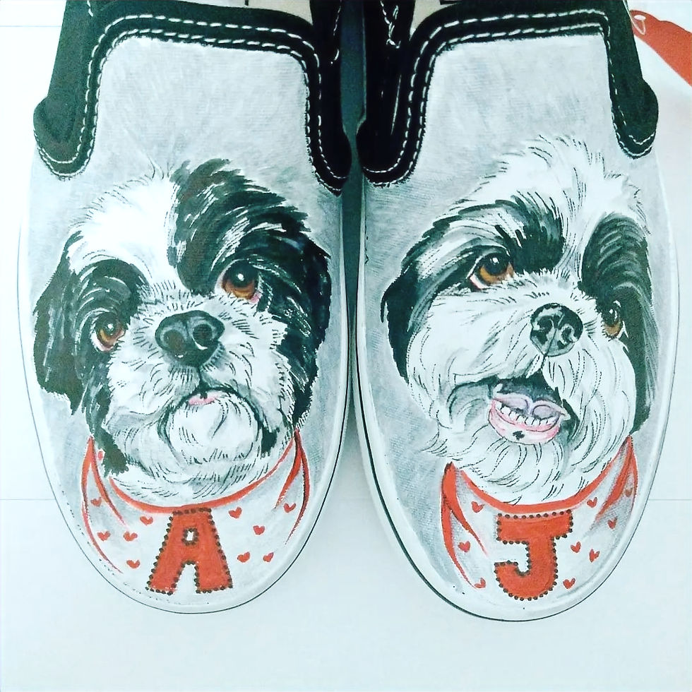 hand painter shihzu