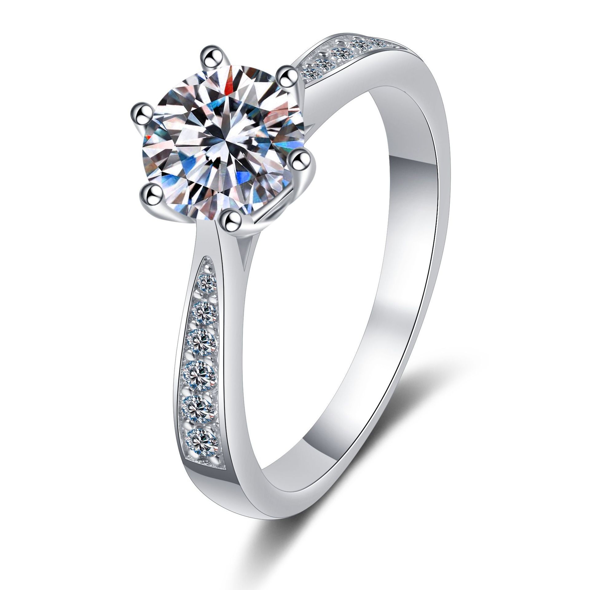 1ct Perfect Pave 6 claw