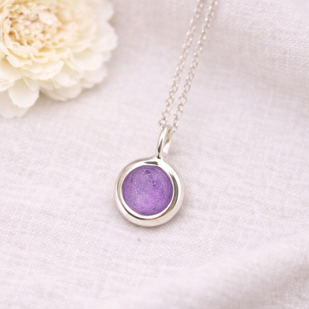 Silver Eternal Pendant, Memorial Necklace