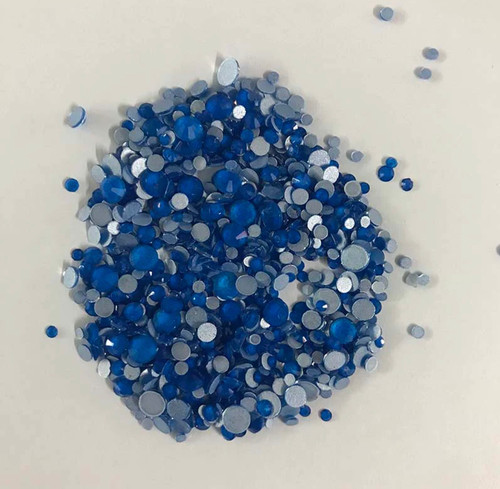 Is Rhinestone Blue A Color Mixed Sizes Neon Blue | Royal Rhinestones