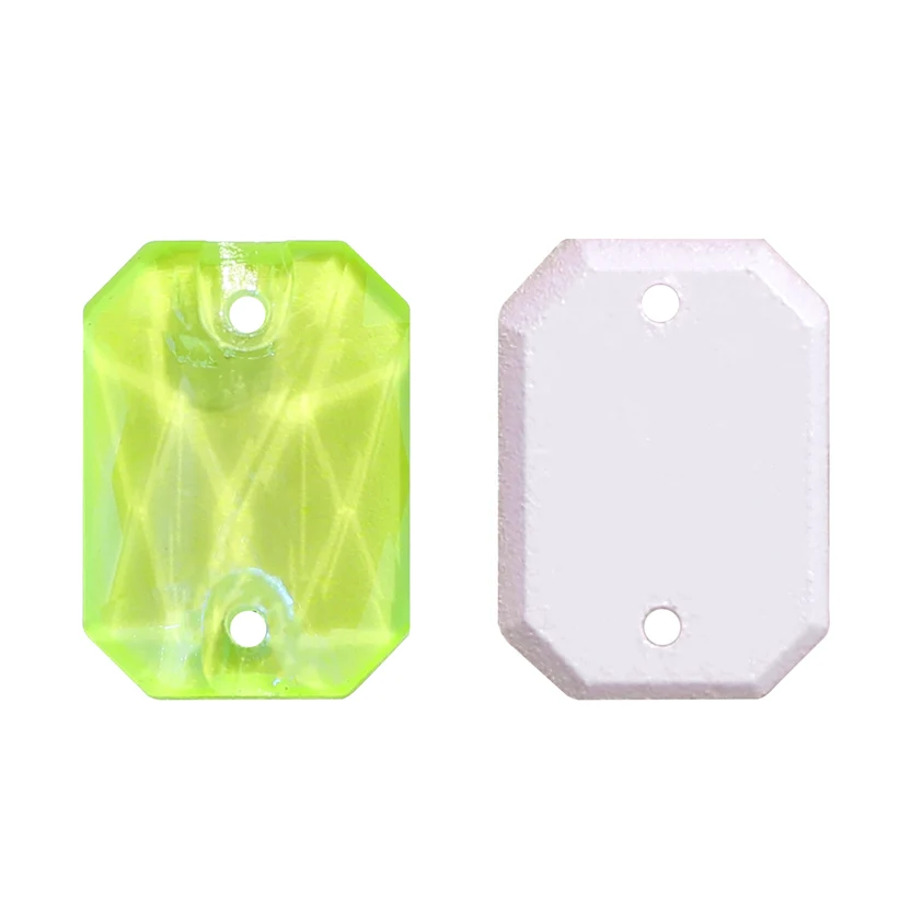 Neon Jonquil/Yellow Octagon Shapes