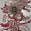 Thumbnail: Wine, Champagne and Ivory 3D Flower Lace Applique