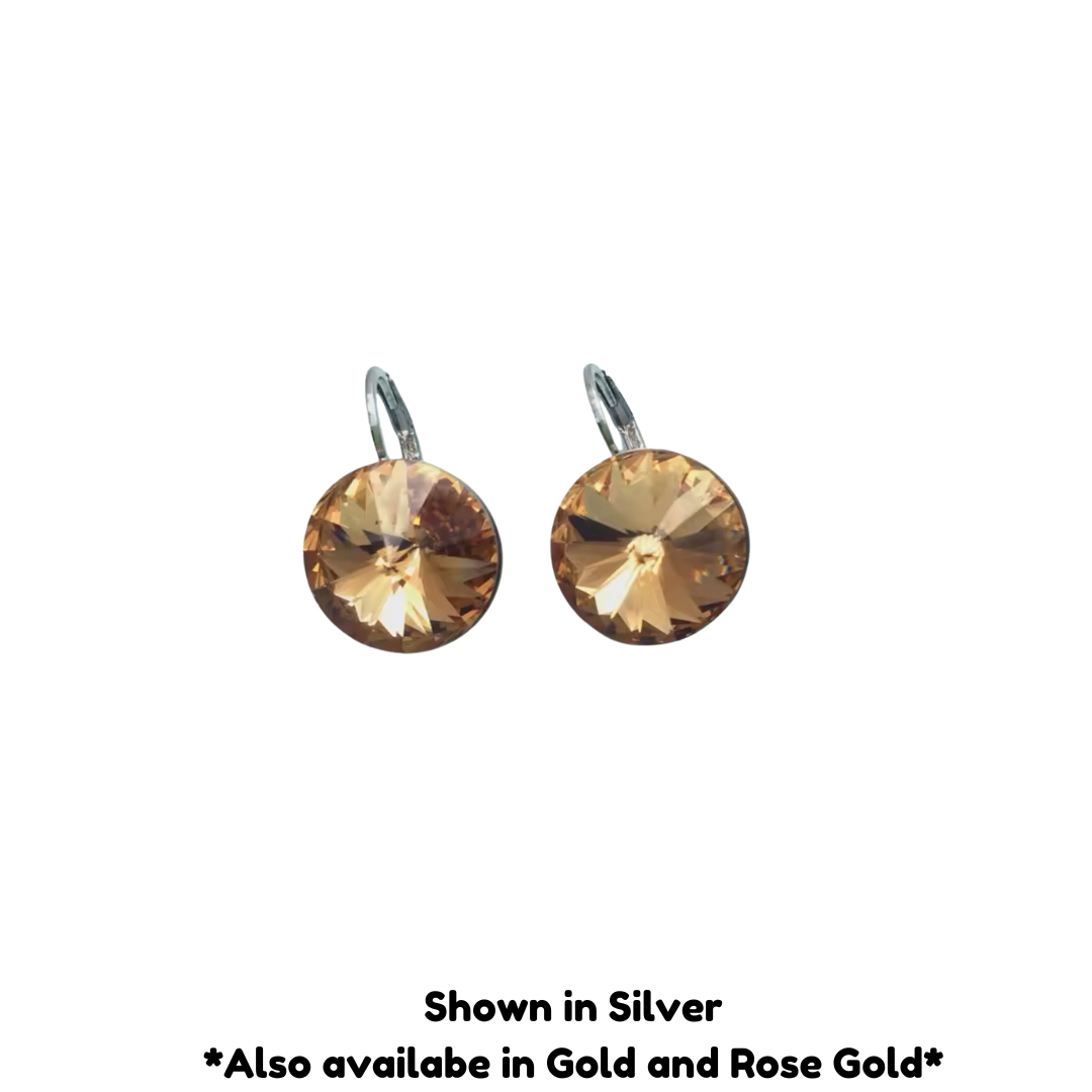 Light Colorado Topaz Drop Earrings