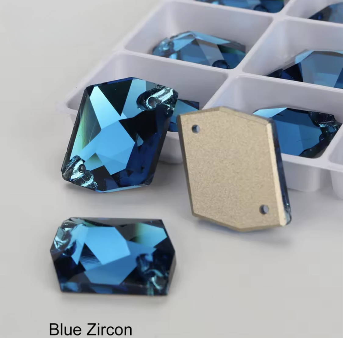 Blue Zircon Cosmic Shapes